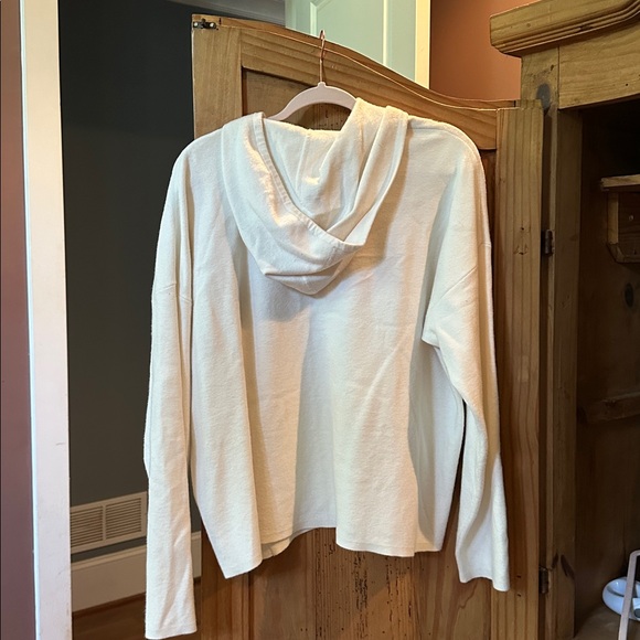 Banana Republic Off-White Hooded Top - Picture 3 of 3